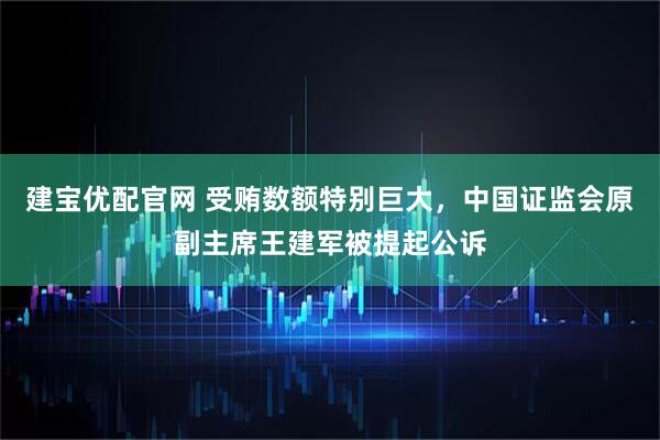 建宝优配官网 受贿数额特别巨大,中国证监会原副主席王建军被提起公诉